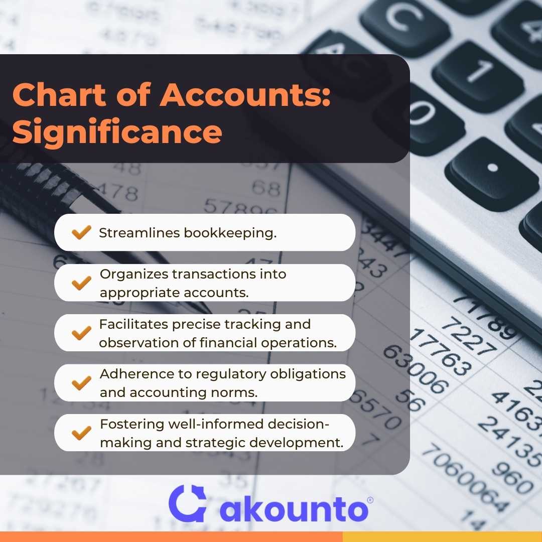 Chart of Accounts: Definition, Working & Examples - Akounto